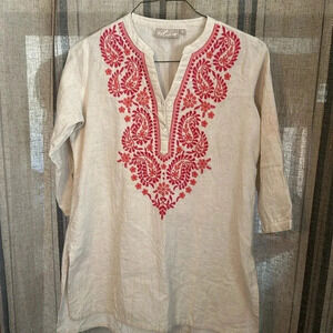 Embroidered summer shirt size S